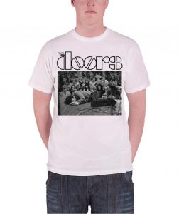 The Doors Tee about Jim Morrison collapsed, obssessing picture 