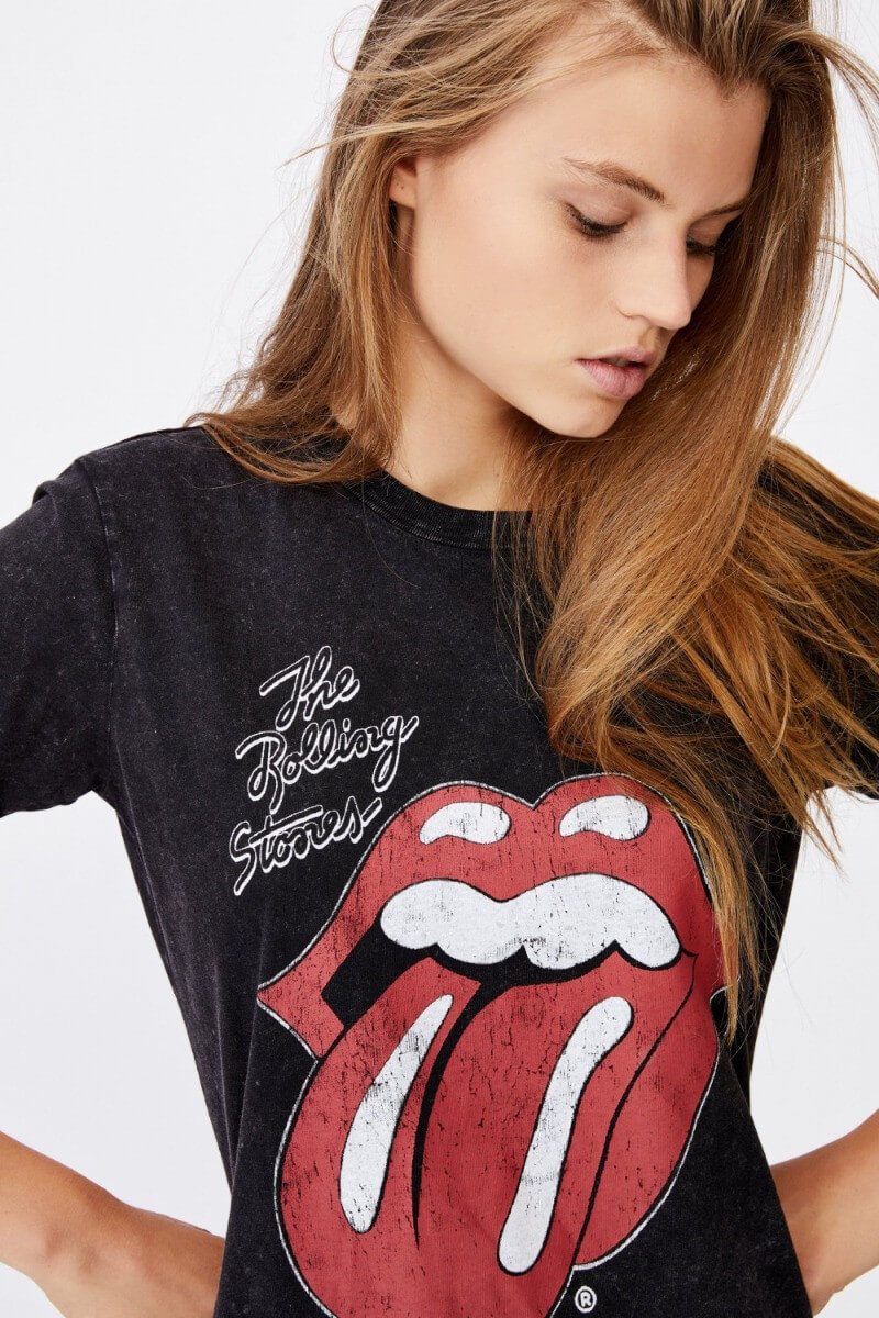 Tongue Image of The Rolling Stones T-shirts Symbolic Lips And Tongue Image of The Rolling Stones T-shirts