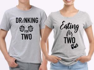To look cool with shirts for mom and dad to be Expectant mom and dad t shirt make you laugh