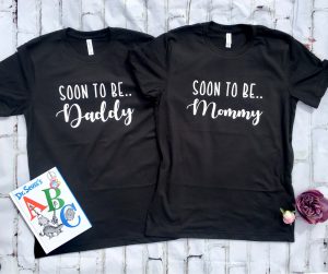Best gift for couples with t shirt for pregnant mom and dad t shirt for pregnant mom and dad make everyone happy