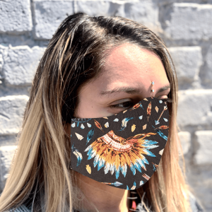 The american indian mask cult with deep meaning.