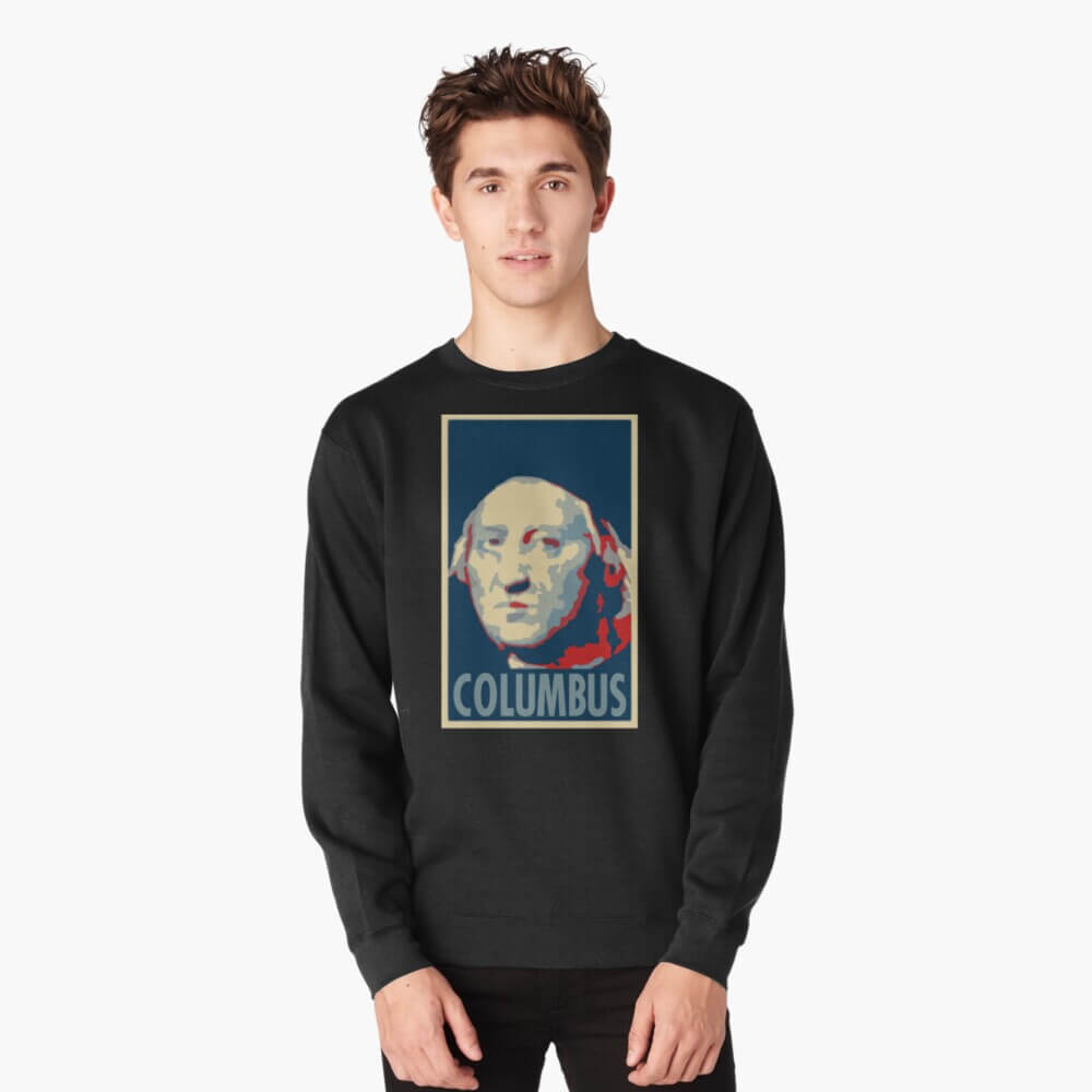 The Portrait Of Columbus Sweatshirt black