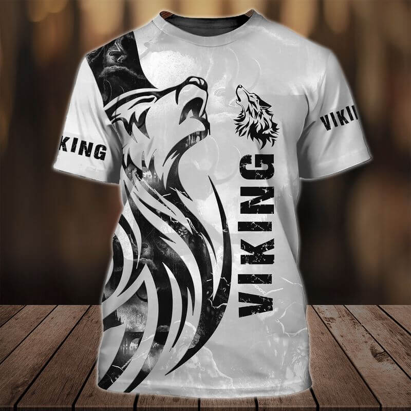 The best Wolf Viking Leif Erikson day T shirt is for you.