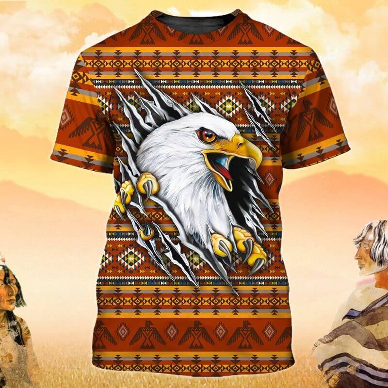 Eagle American Indian T Shirt Eagle American Indian T Shirt 3D printed america