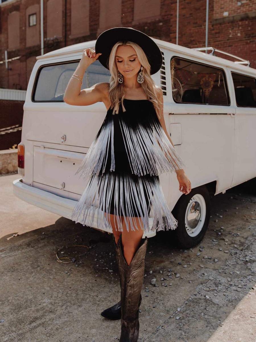 A fringe dress makes your look more attractive