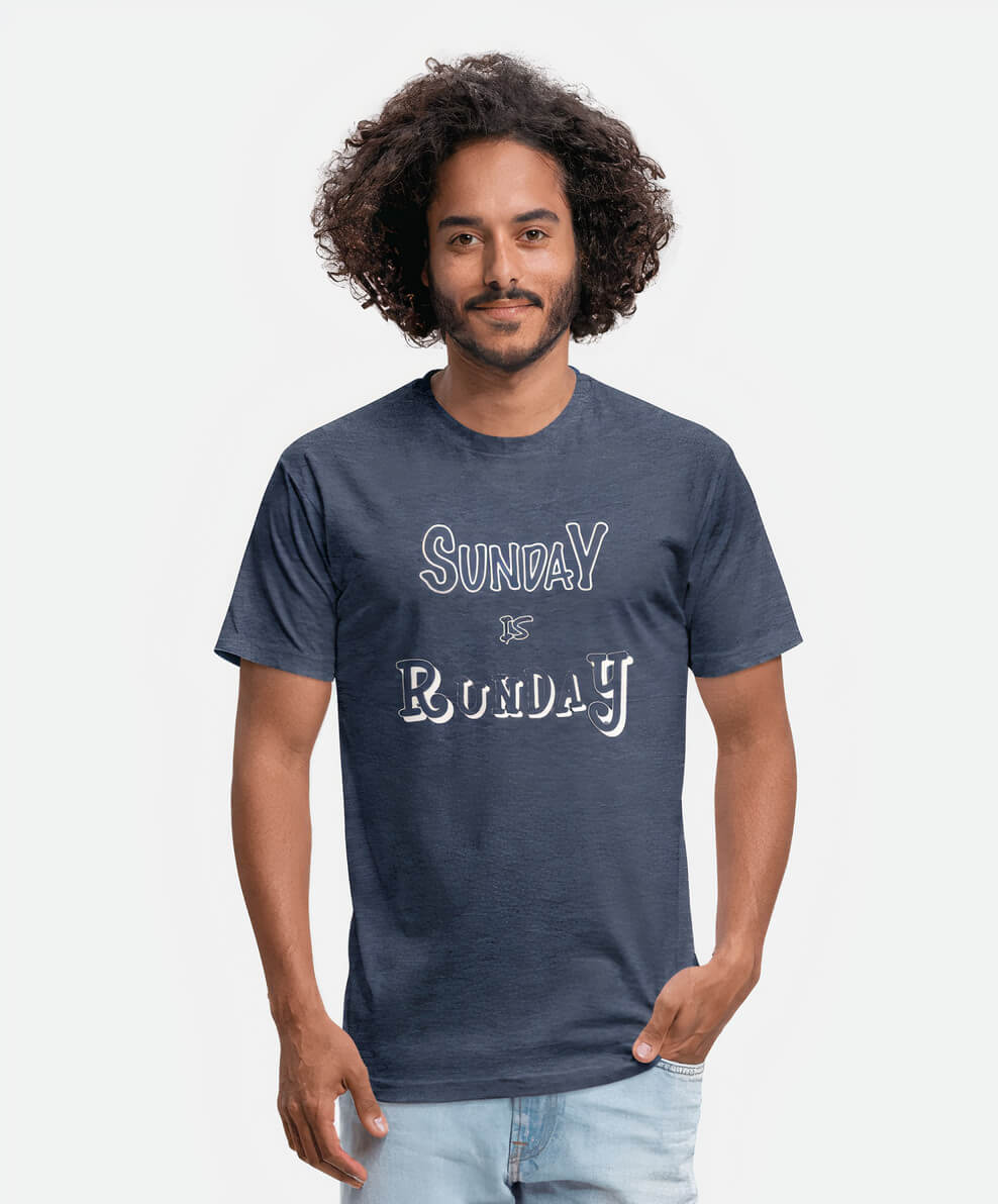 Sunday Is Runday Chicago Marathon Shirt gray