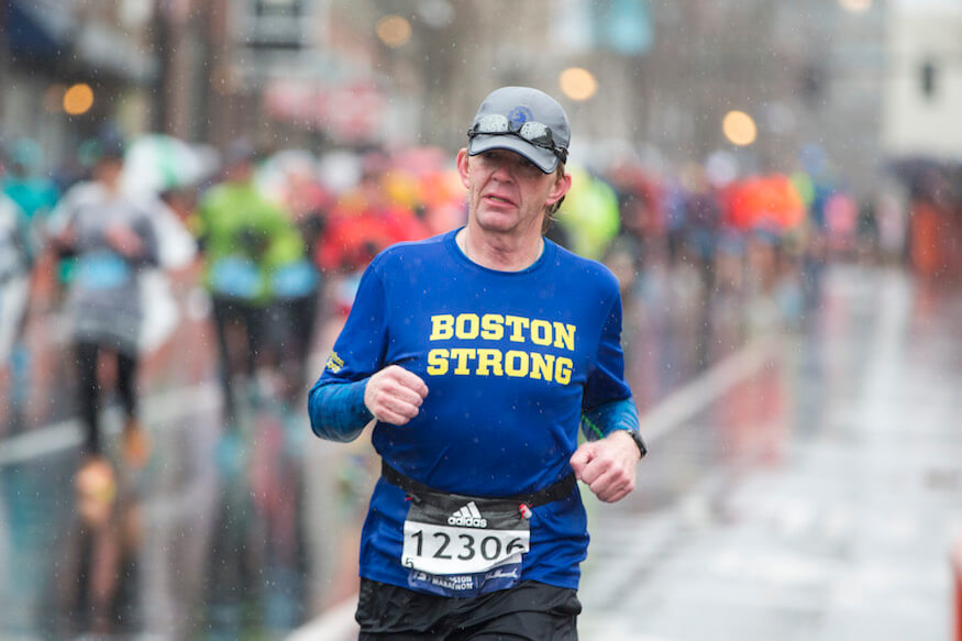 boston strong shirt of a runner in boston marathon blue boston strong t shirt of a runner in boston marathon