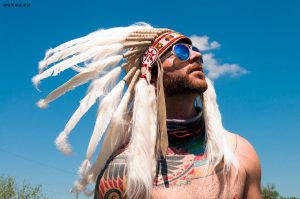 Look cooler with native American headdress t shirt