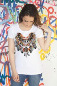 The beautiful native american print t shirt you should own.