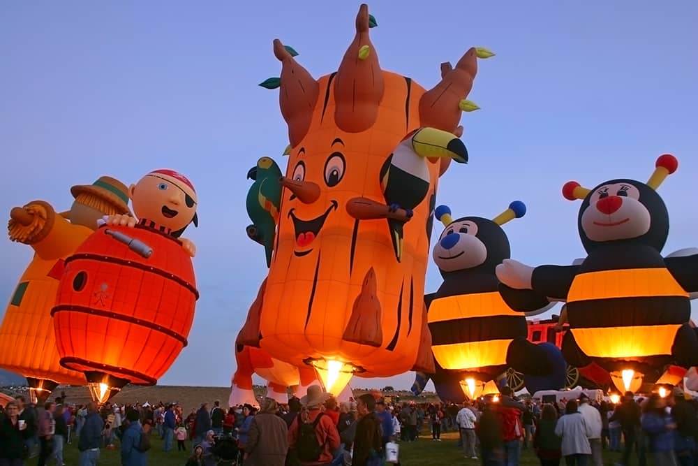 The Official Event Schedule For The Albuquerque International Balloon Fiesta