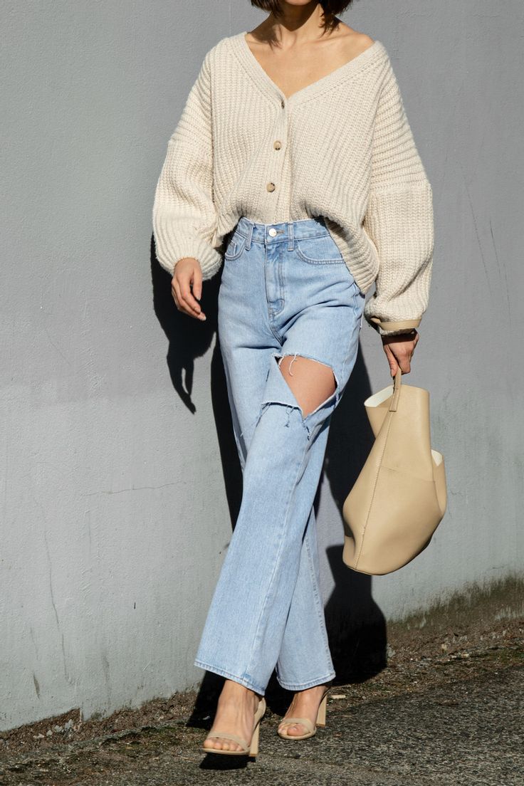 a chunky knit screams “Fall”