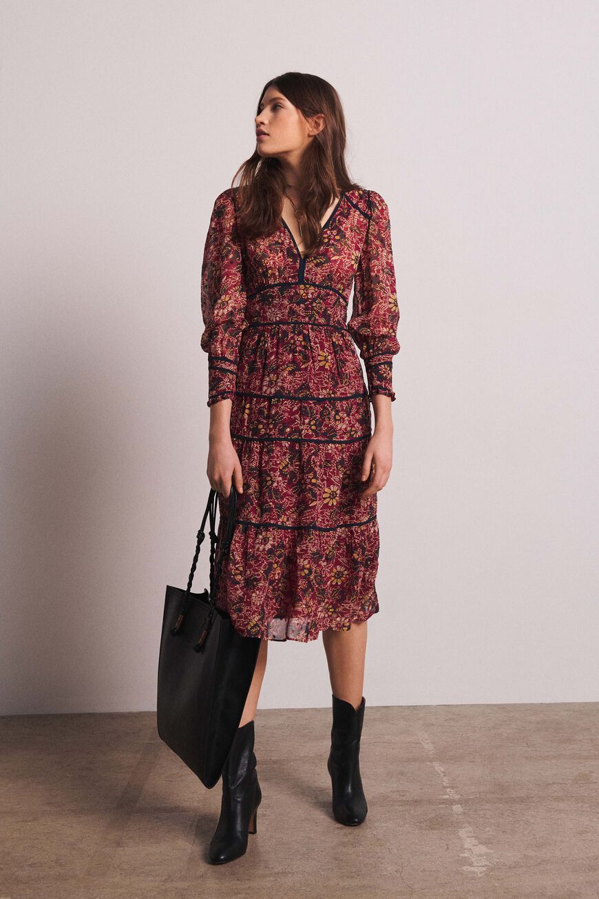 Midi Dress Is Perfect For A Fall Day