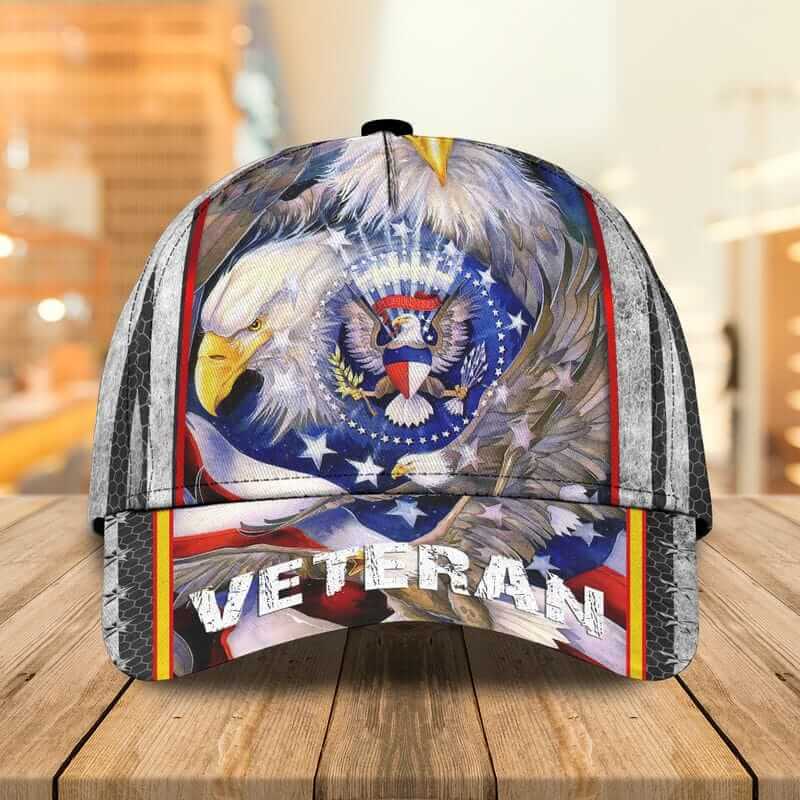 Own the American Eagle Veteran Military Cap