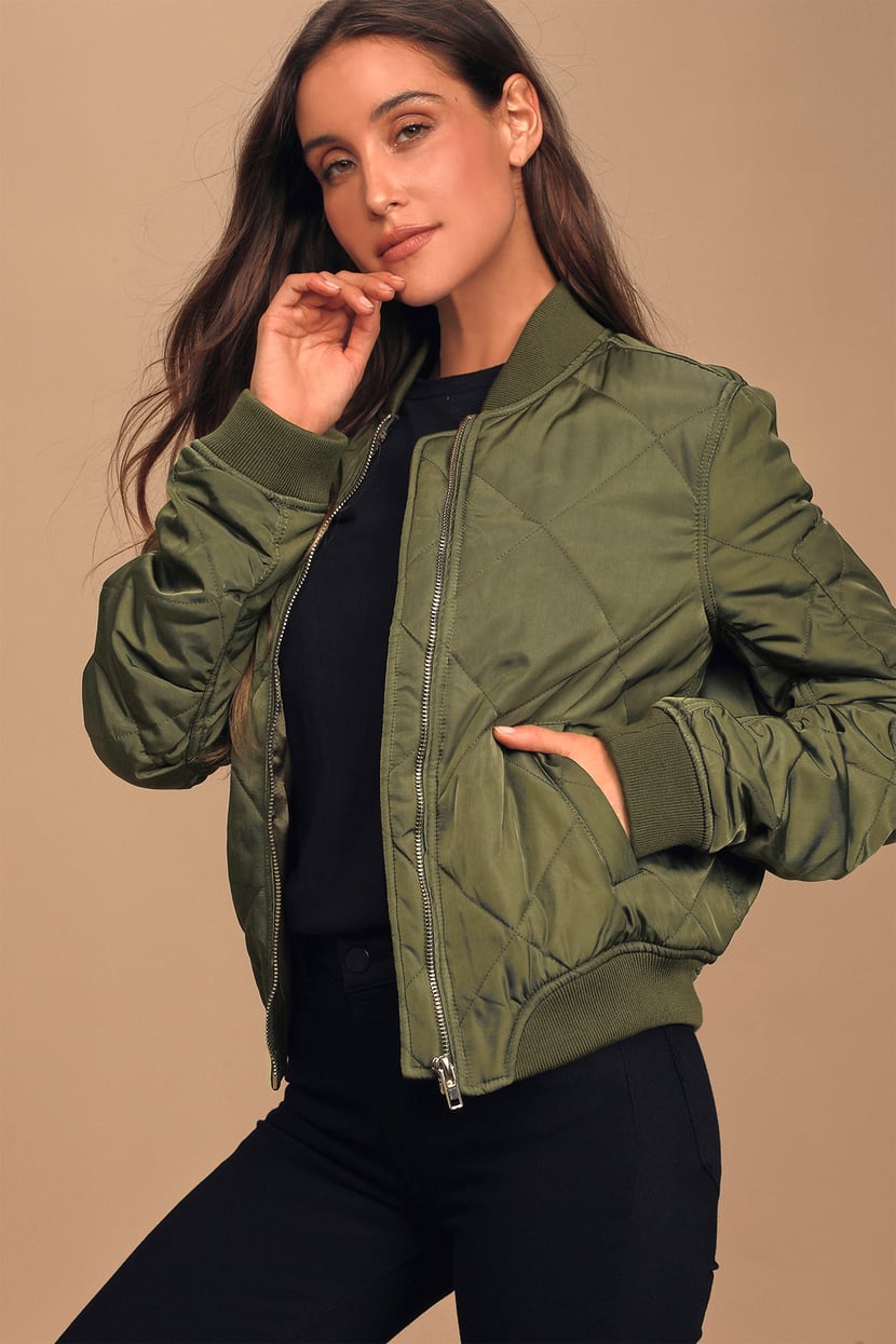 Bomber jackets are a must for this fall