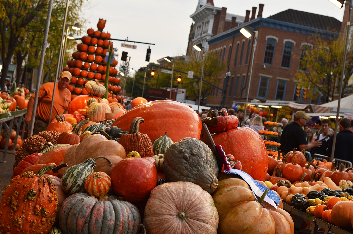 Circleville Pumpkin Show is truly a pumpkin display