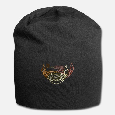 Black oil lamp beanie