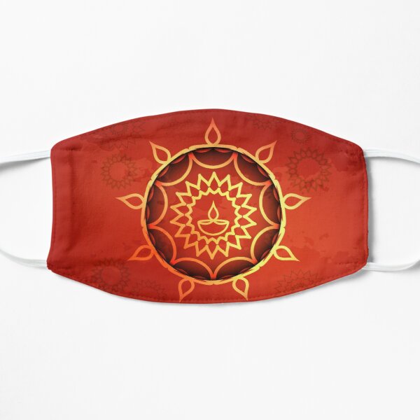 Diwali Festival Mask: Have a Happy and Safe Festival 6 The bright color of orange and yellow remind us of light, small flames of oil lamps