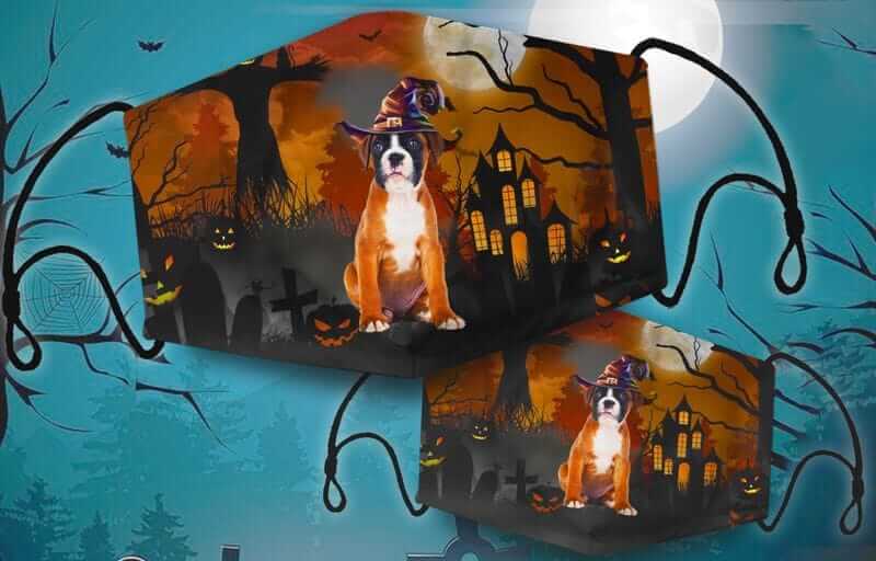 Lovely dog Halloween face masks