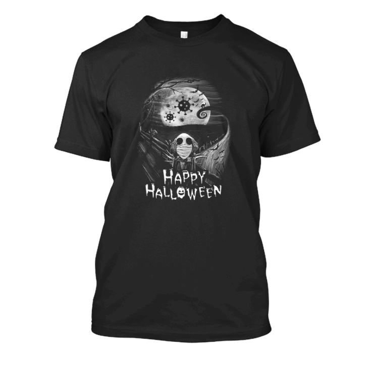 Happy Halloween Classic T-Shirt Black ghost Happy Halloween Classic T-Shirt