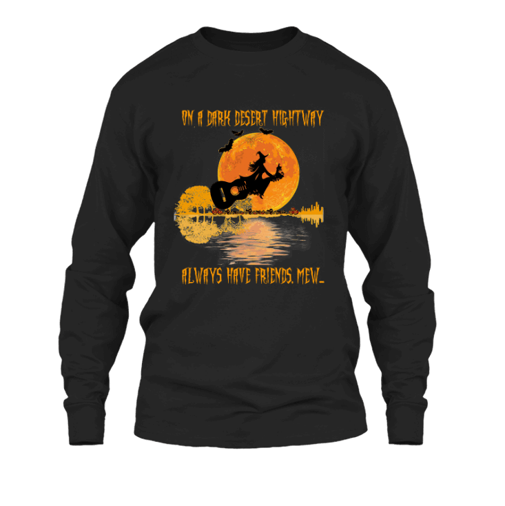 On A Dark Highway Halloween shirts for women On A Dark Highway Halloween Long Sleeve