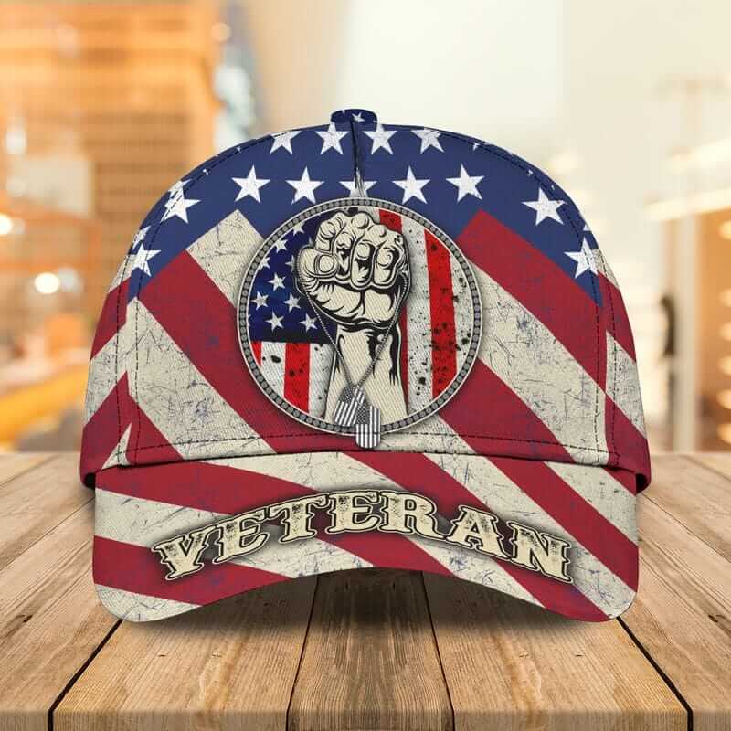 Veteran hats for the upcoming Veteran Day.
