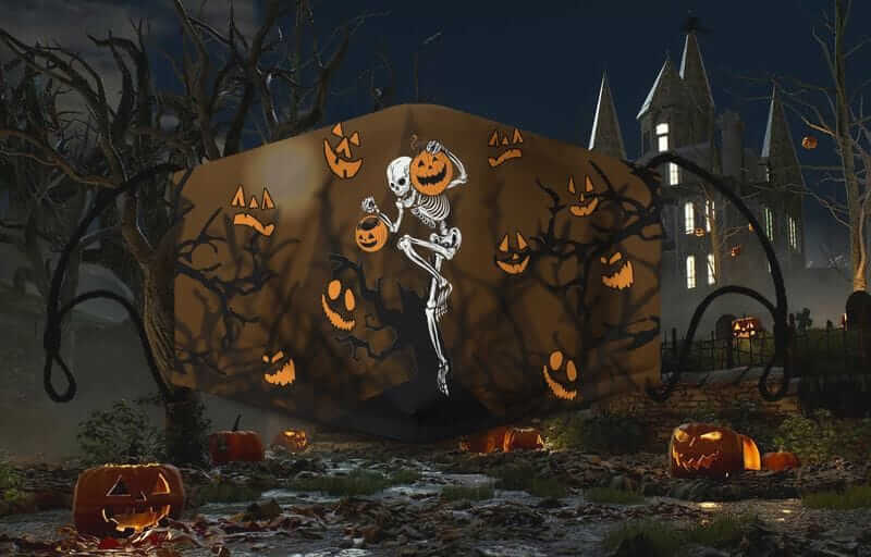 Best Halloween face mask with skeletons