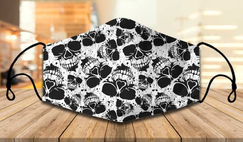 Hair-raising Halloween face mask