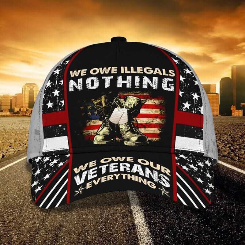 Veteran hats make you love the country more.