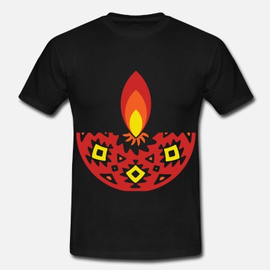 10 Happy Diwali Shirts You Should Get For This Festival 4 Diwali Oil-Lamp With Big Flame Shirt