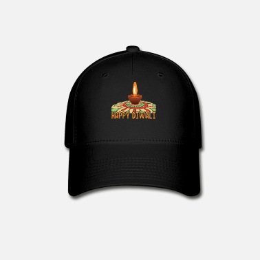 Black Happy Diwali Cap