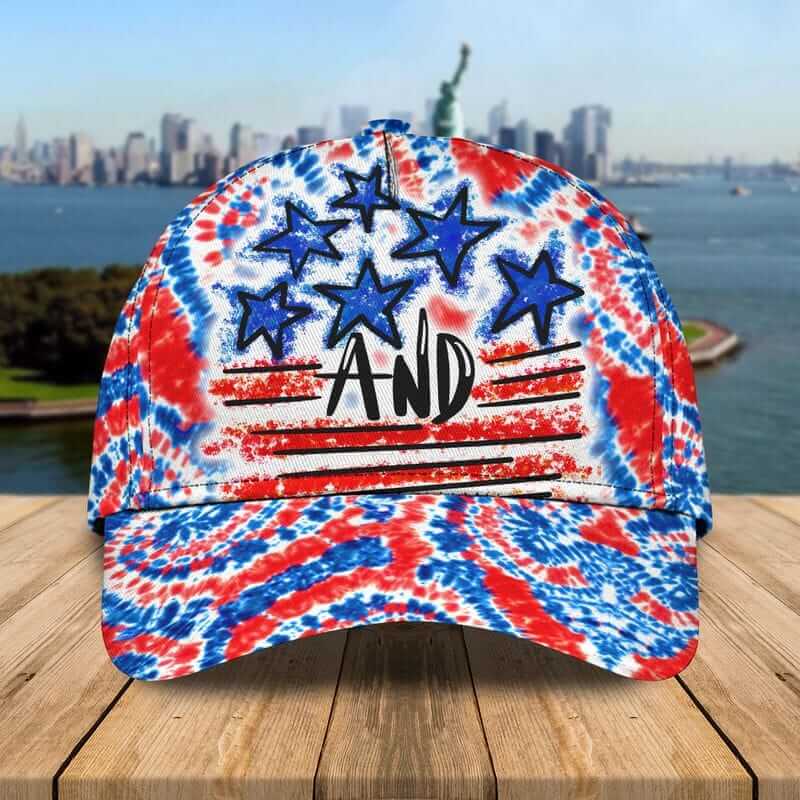 AMERICA TIE DYE - 16HB Classic Cap USA Hats