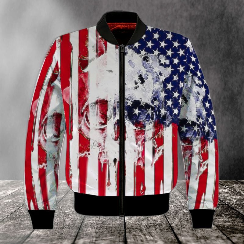 AMERICAN SKULL- NTP-A126 3D Bomber