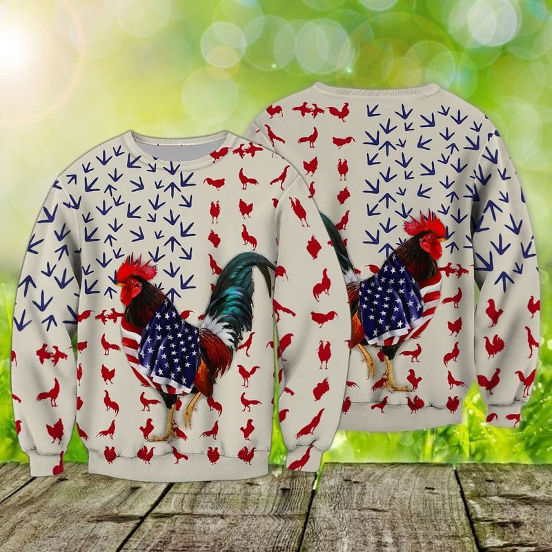 America Chicken - URT96 3D Sweatshirt