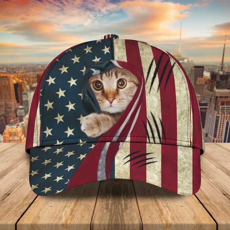 American Cat Custom Classic Cap USA Hats