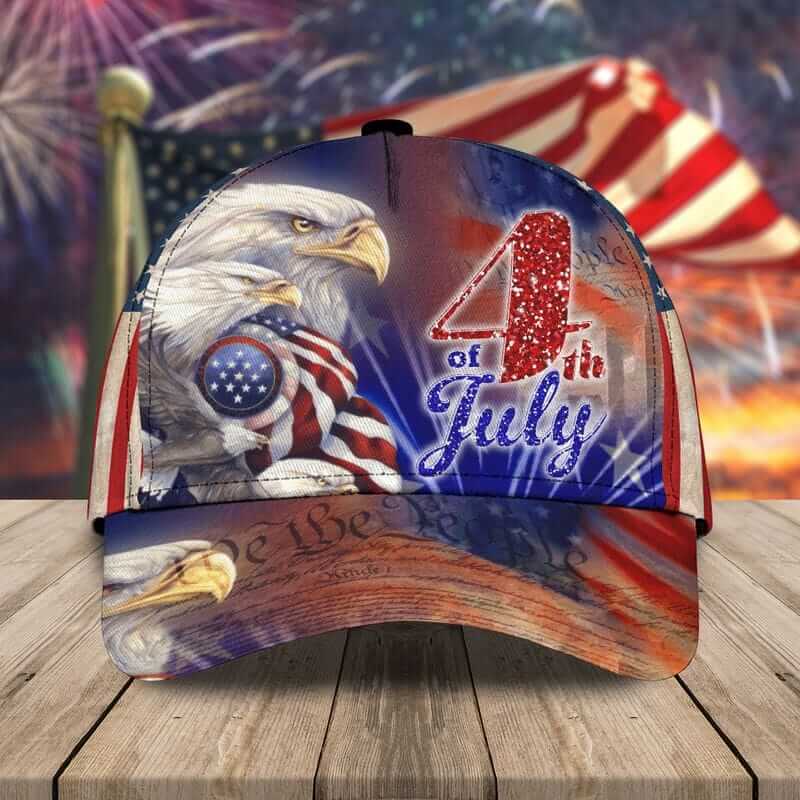 American Independence Day Veteran Classic Cap USA Hats