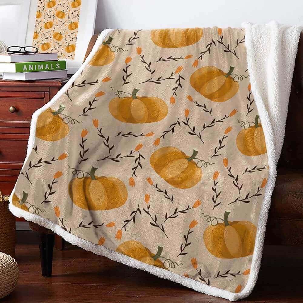 Autumn Pumpkin Thanksgiving Design Autumn Pumpkin Thanksgiving Design Blanket