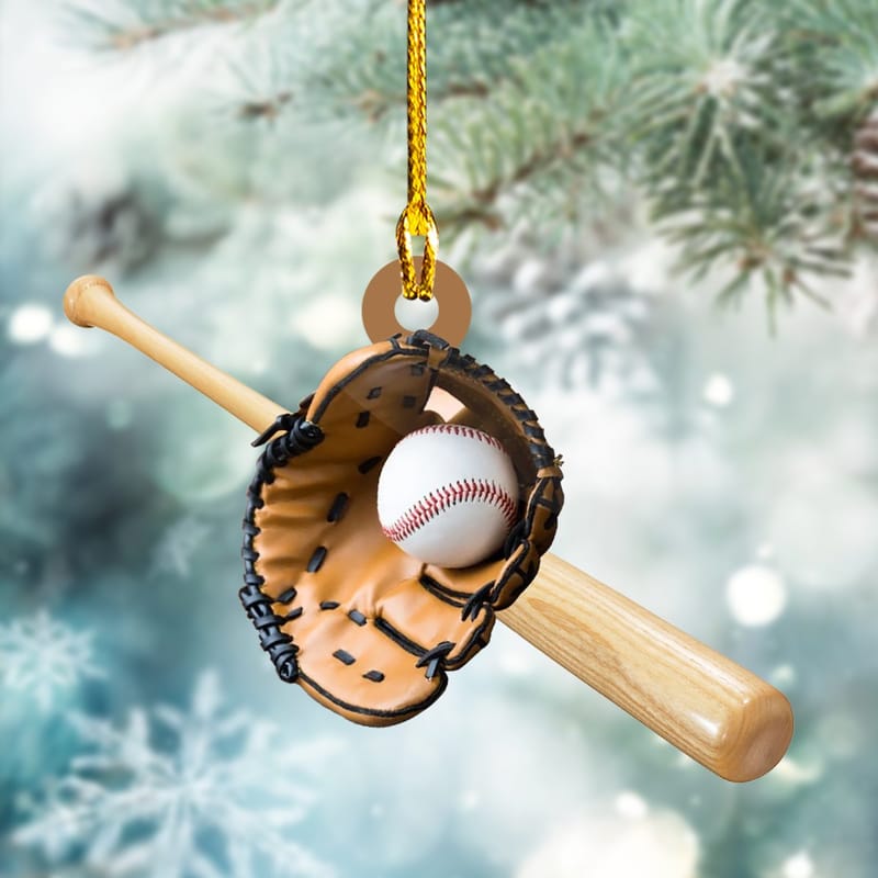 Eye-catching Baseball America Ornament
