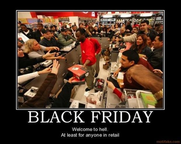 humorous Black friday jokes hell store 