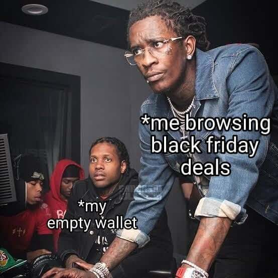 Black Friday puns empty wallet Black Friday puns funny empty wallet