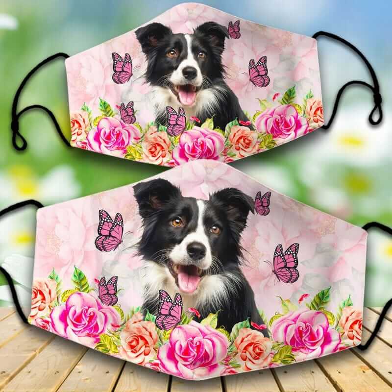 New Year's Eve Party Face Mask for dog lovers Lovely dog New Year's Eve Party Face Mask 2022