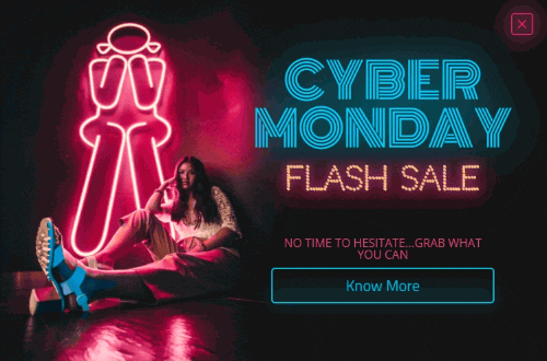 CYBER MONDAY MARKETING FLASH SALES CTA