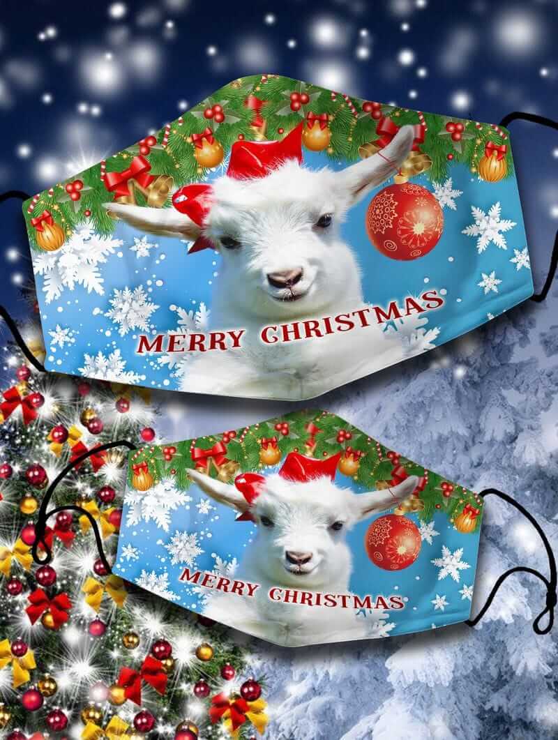 GOAT WITH CHRISTMAS 203 - QA99 3D Christmas Face Mask