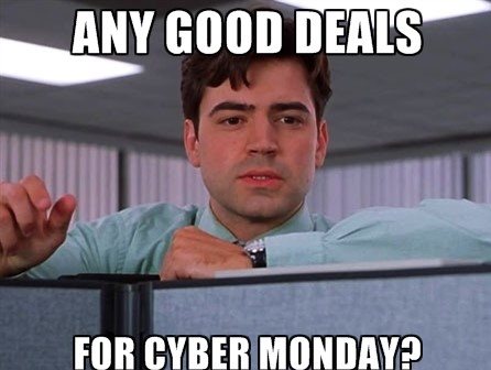 Cyber Monday memes any good deals