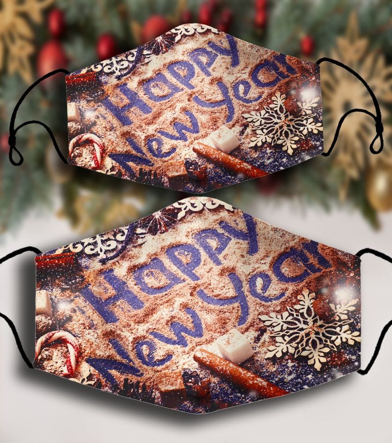 Fashionable New Year's Eve Party Face Mask 2022 Trendy New Year's Eve Party Face Mask this year
