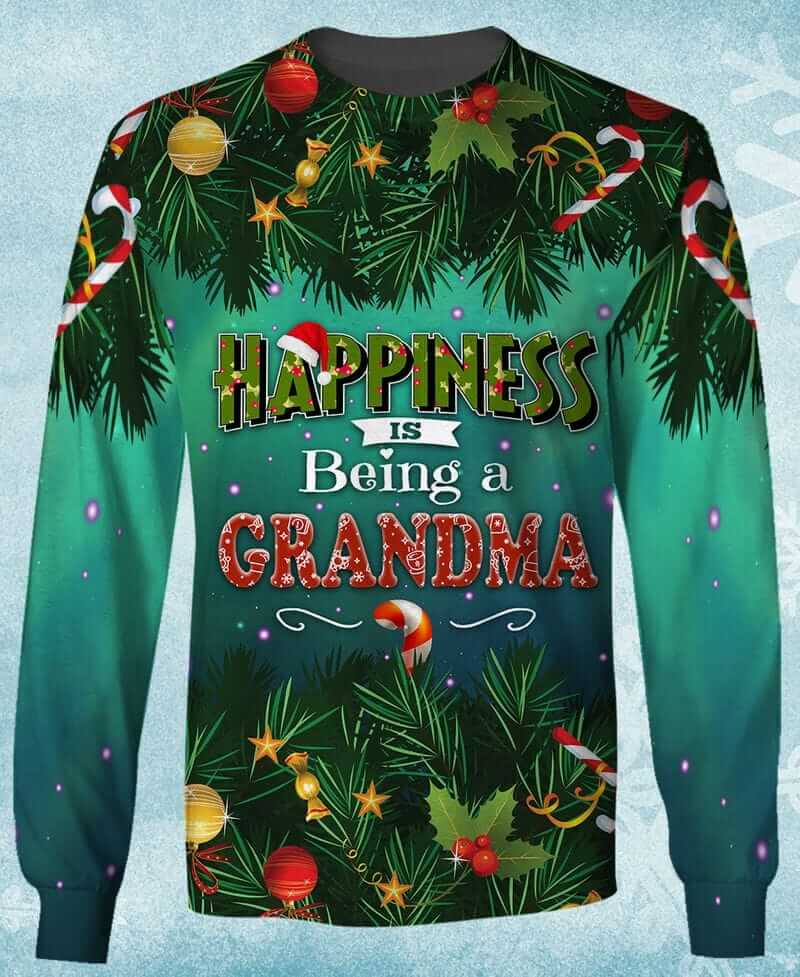 Merry Christmas NANA - 3D Full Print - NMD 3D Christmas Sweatshirt