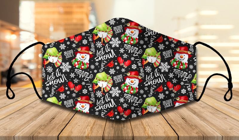 NBTT Love Christmas T10 3D Let It Snow Christmas Face Mask