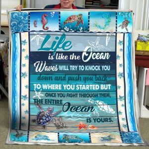 Awesome Happy New Year Blankets for ocean lovers
