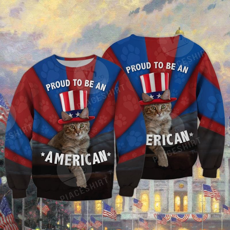 Proud To Be An American 3D Sweatshirt American themed clothing