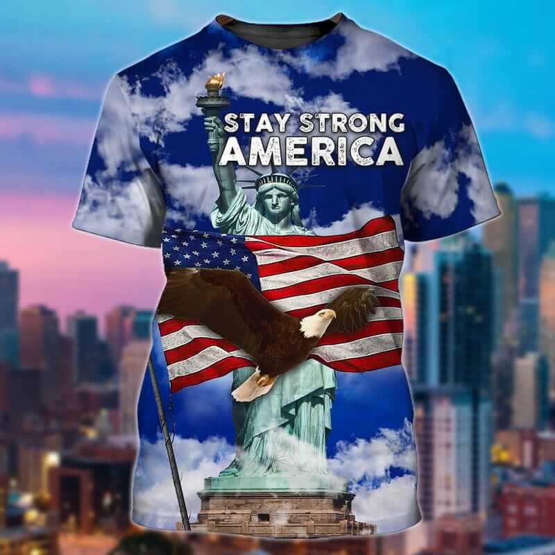 Attract others' eyes with the American tees