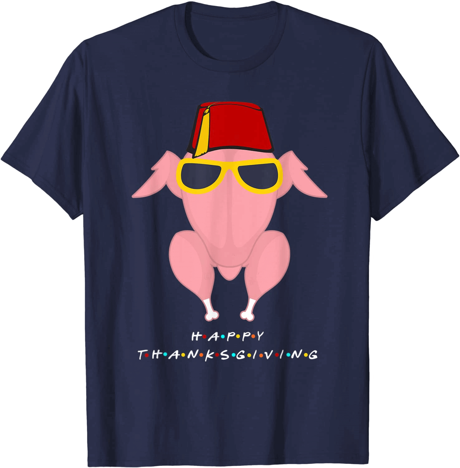 Turkey Friends Thanksgiving T Shirts Turkey Friends Thanksgiving T Shirts funny short sleeve